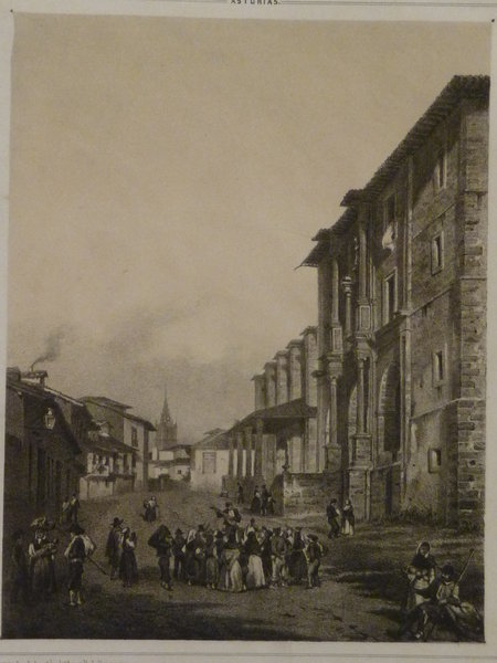 Convento de Sta Clara 1712 (igrabados.com, Parcerisa F.J. Litografía)